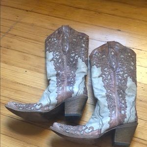 Corral Floral Cowboy Boots